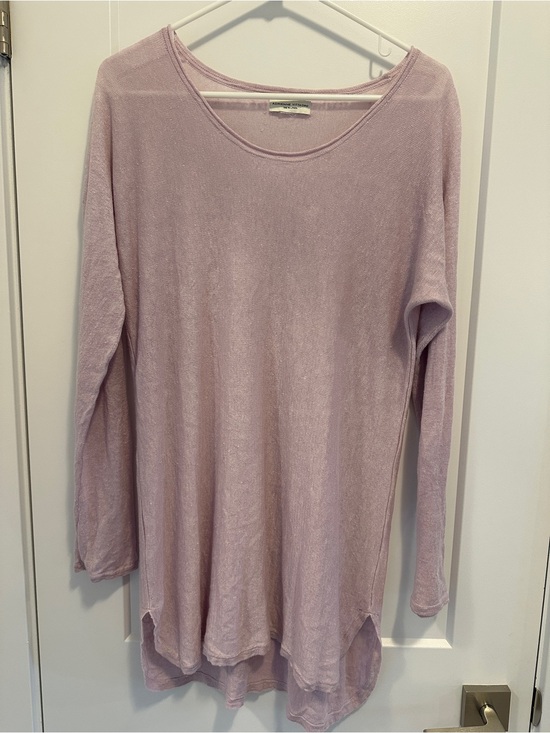 Adrienne Vittadini Sweaters - Adrienne Vittadini Purple Linen Lightweight Sweater Long Sleeve Size *Large